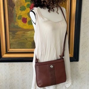 Brighton Sadie leather bag/purse brown